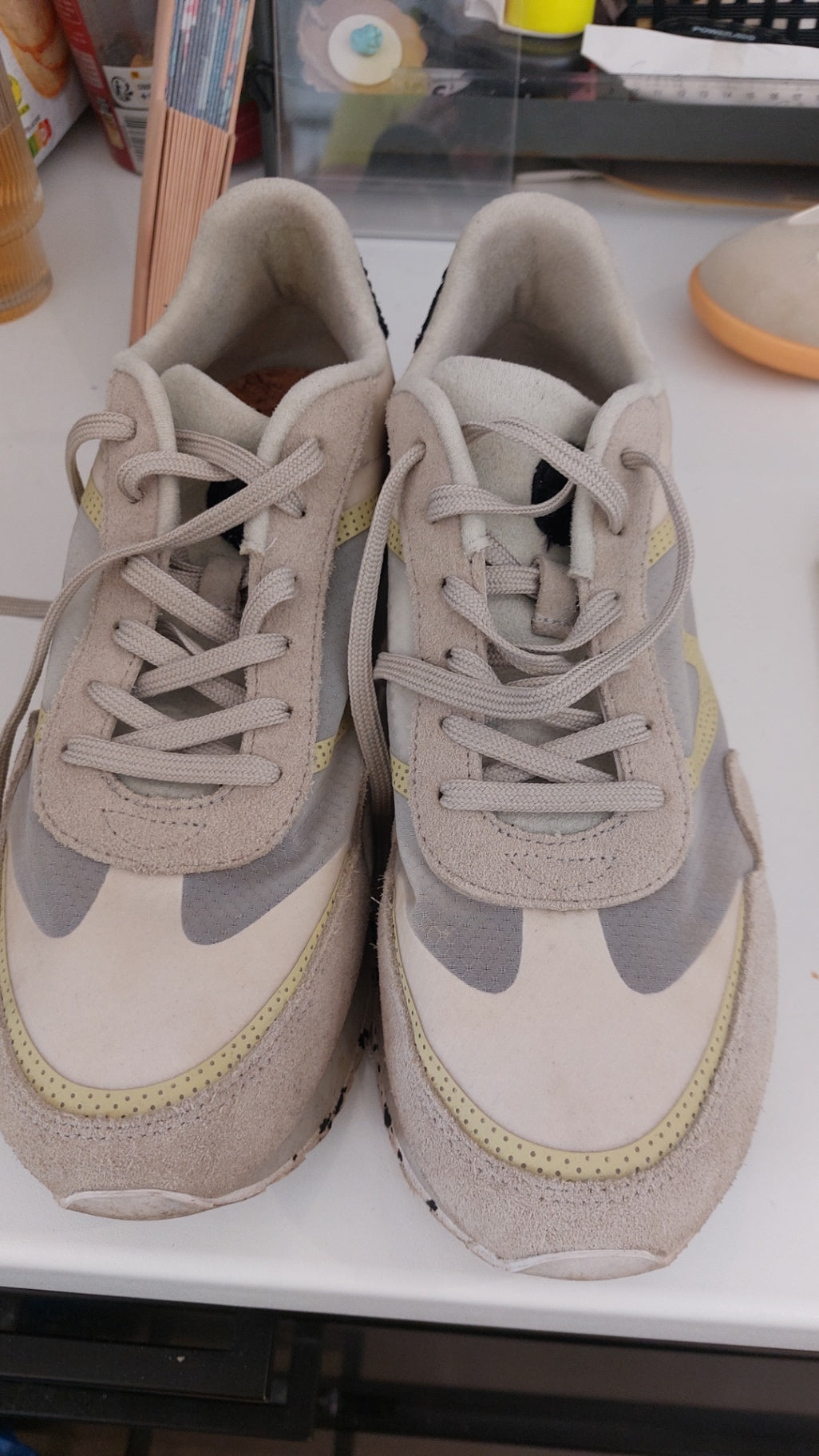 Woden Schuhe Beige Gr.: 42