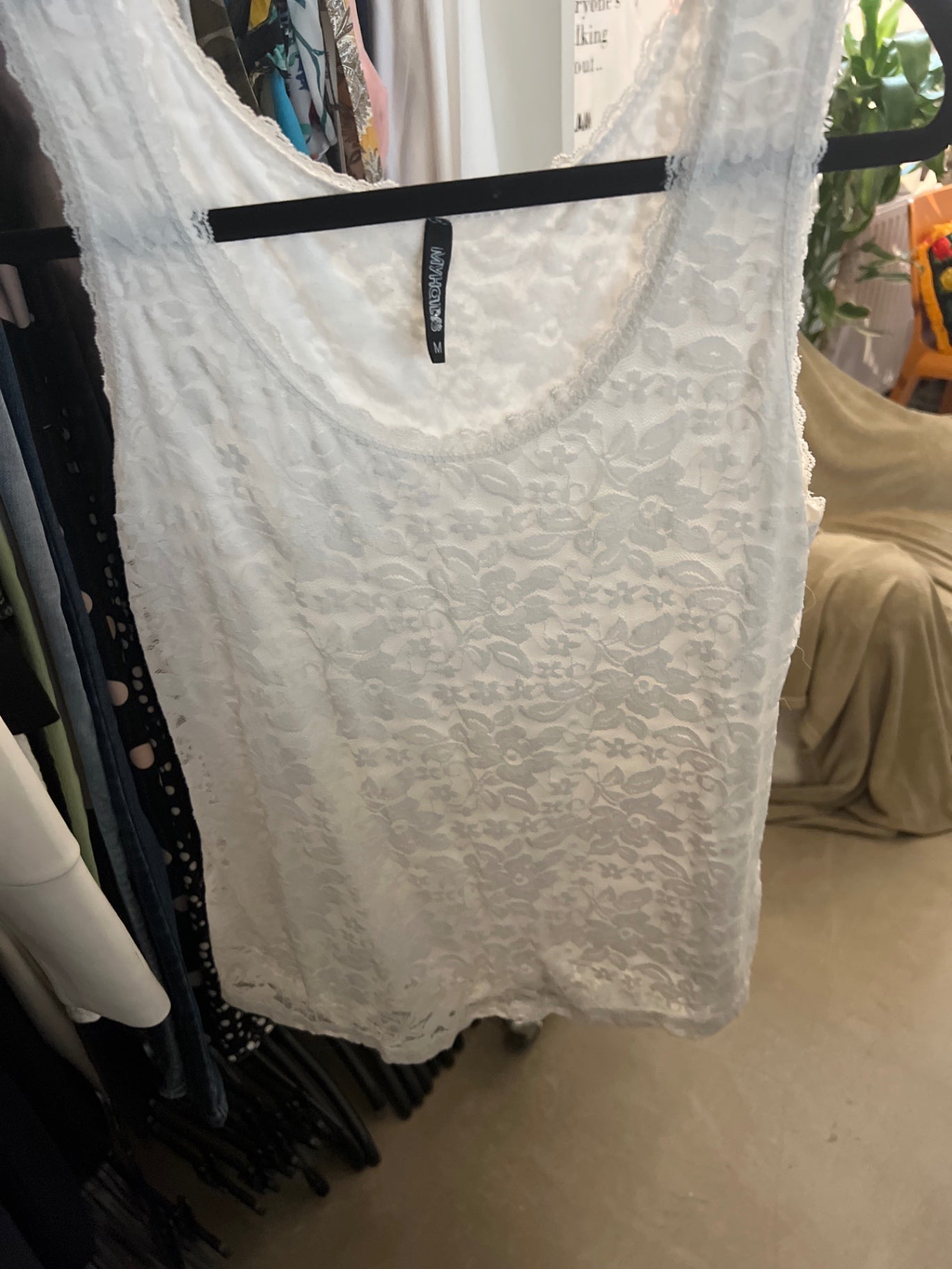 My Hailys Top Weiß Gr.: M