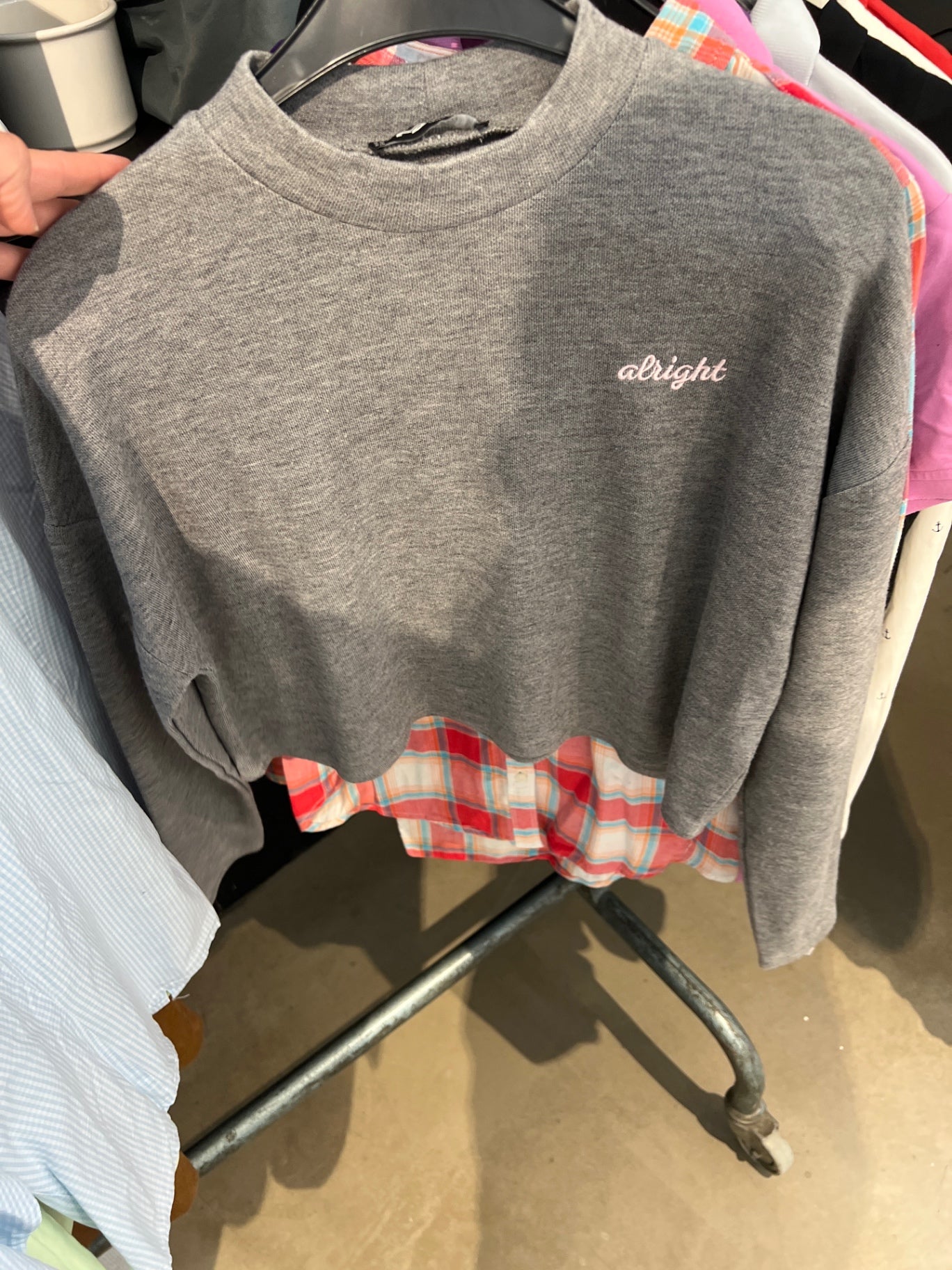 FB Sweatshirt Grau Gr.: M