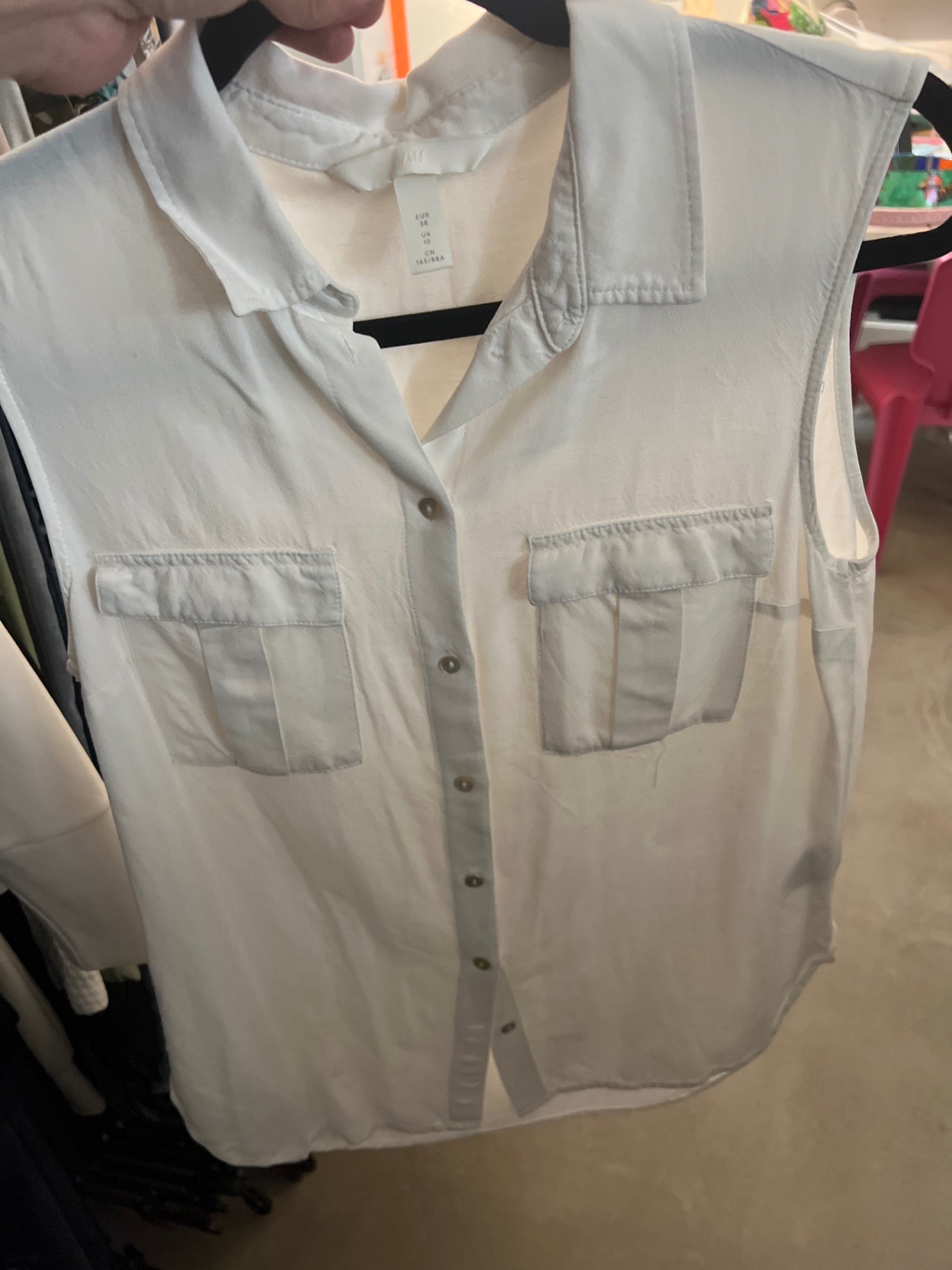 H&M Bluse Creme Gr.: M