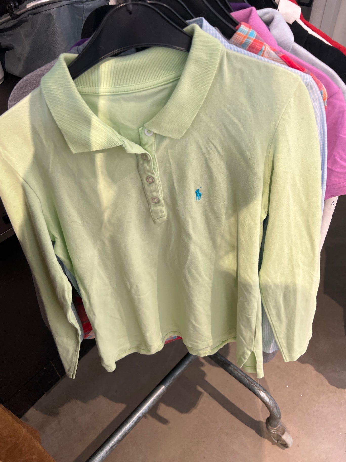 Ralph Lauren Poloshirt Hellgrün Gr.: M