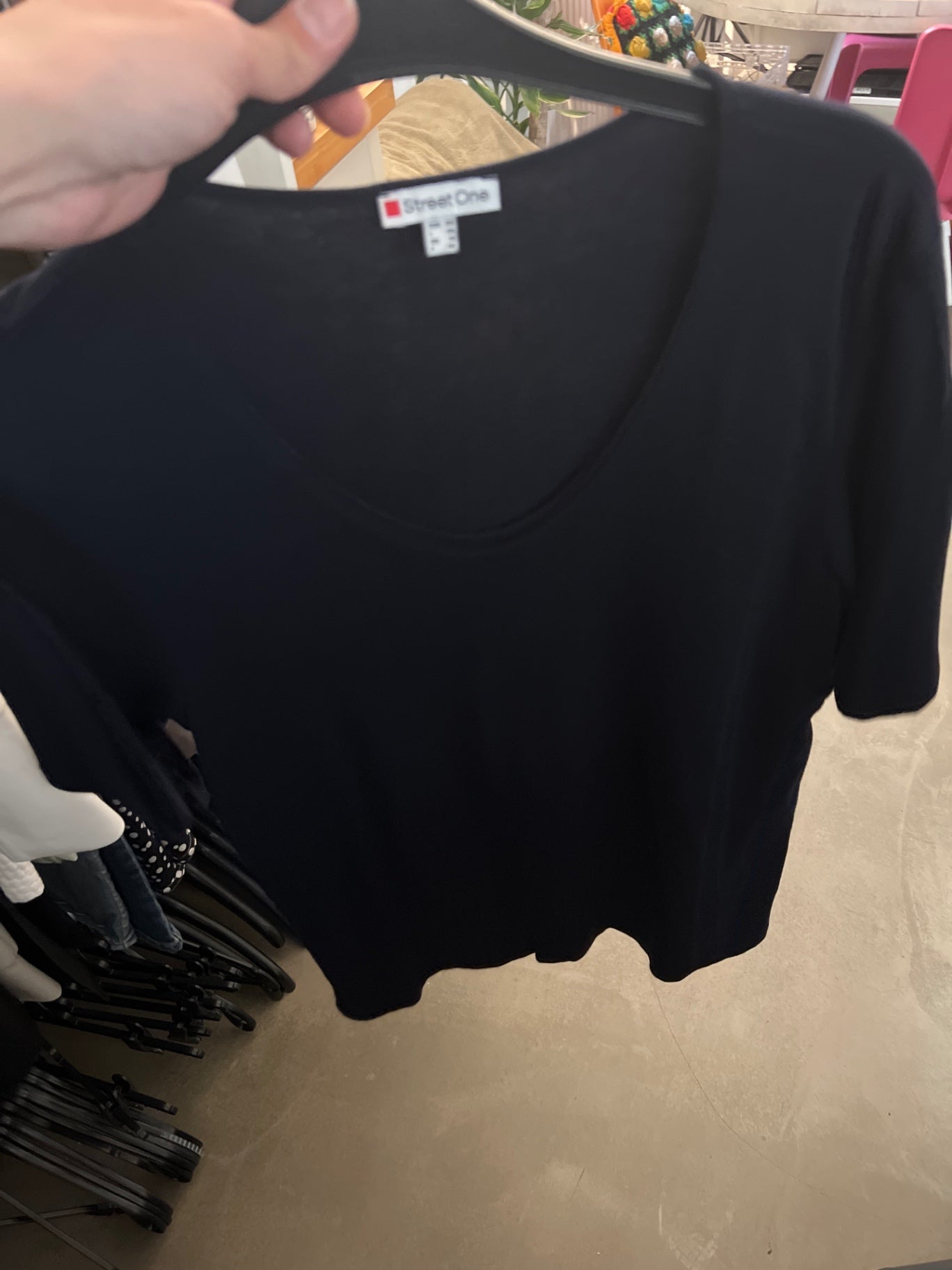 Street One T-Shirt Schwarz Gr.: XL
