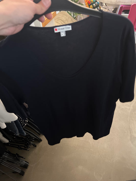 Street One T-Shirt Schwarz Gr.: XL