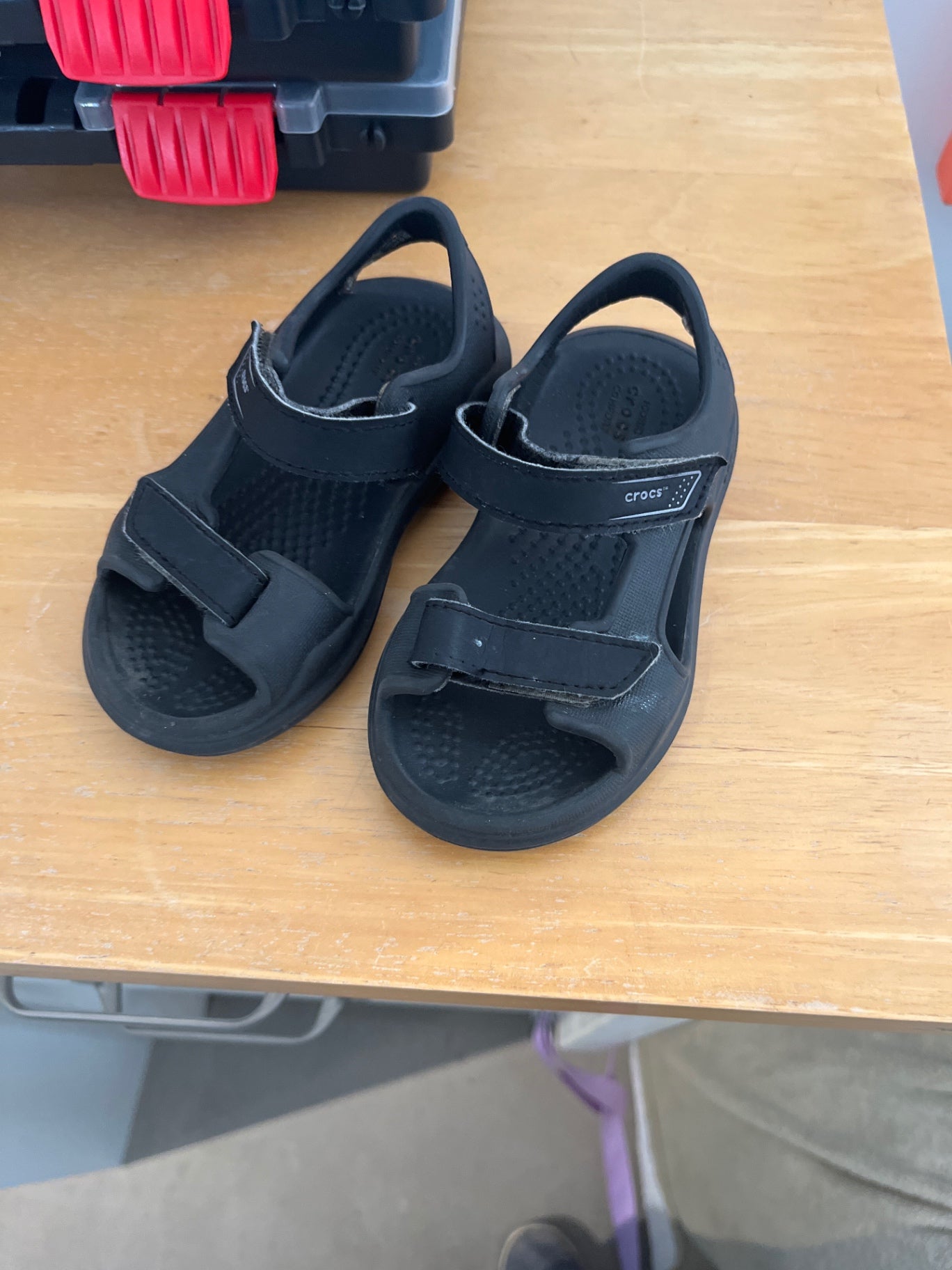 Crocs Sandalen Schwarz Gr.: 23-24