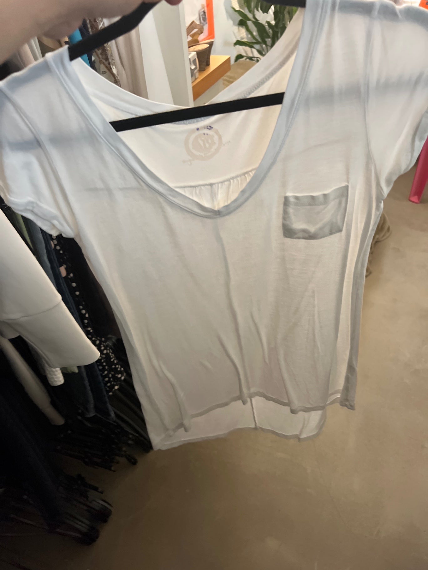 T-Shirt Weiß Gr.: M