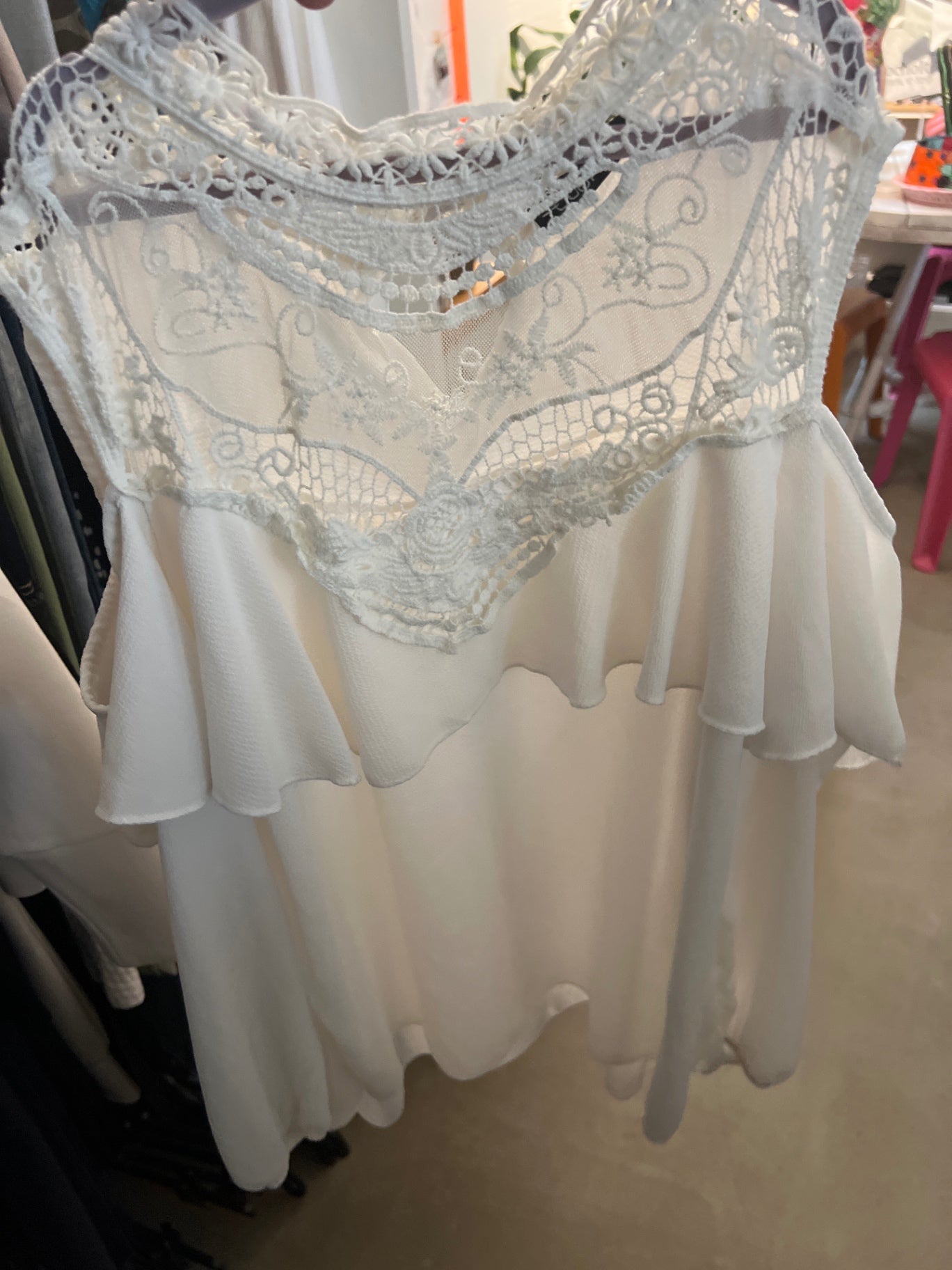 Boohoo Top Weiß Gr.: S