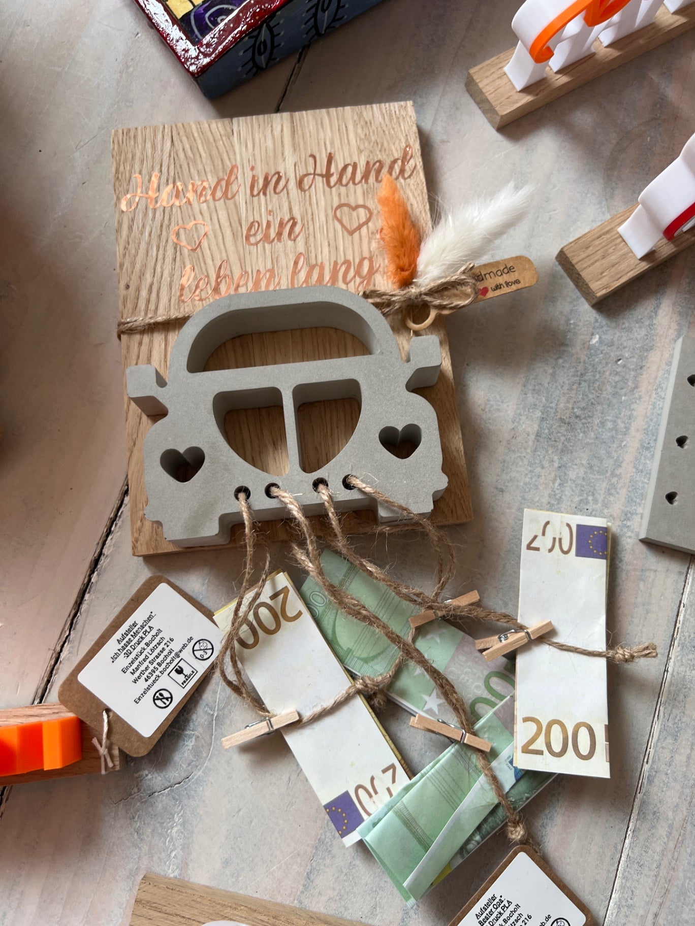 EINZELSTÜCK Wedding Geschenk Beton