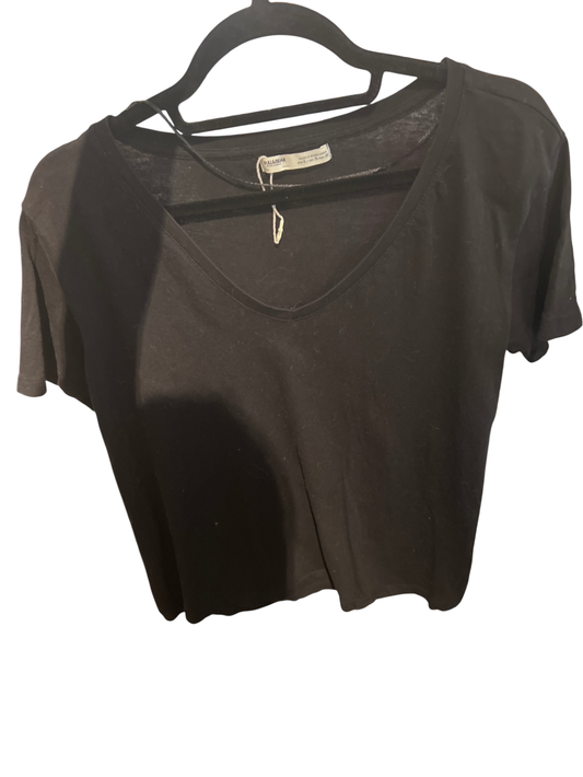 Pull & Bear T-Shirt Schwarz Gr.: S