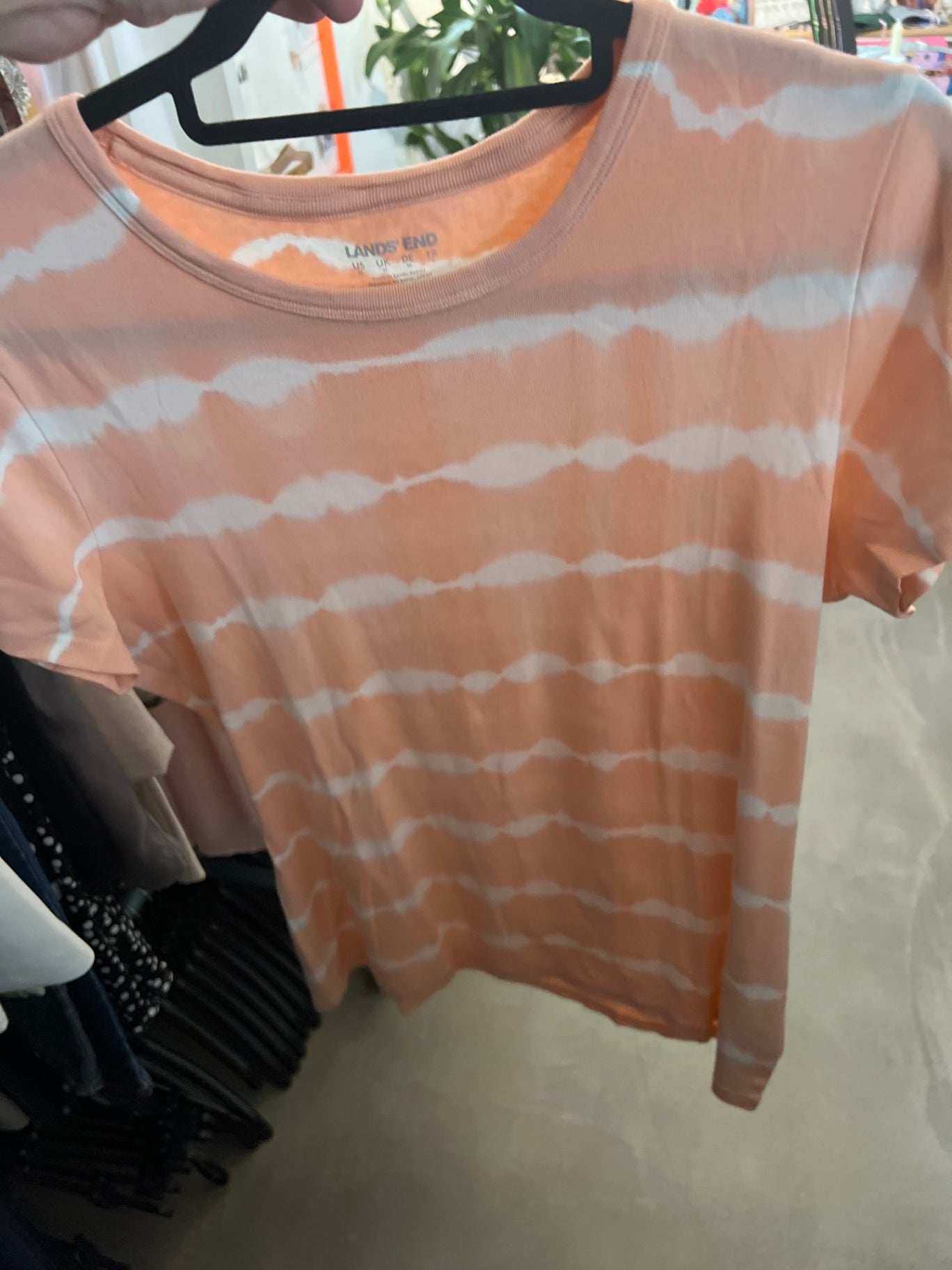 LANDS' END T-Shirt Pfirsich Gr.: M