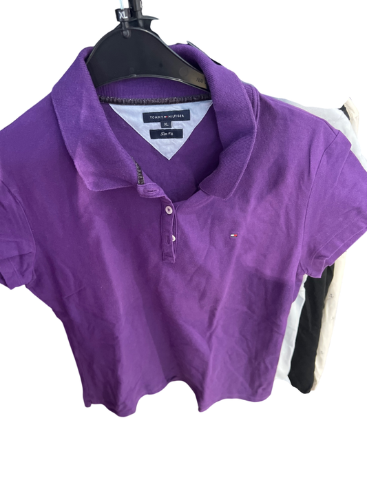 Tommy Hilfiger Poloshirt Lila Gr.: M