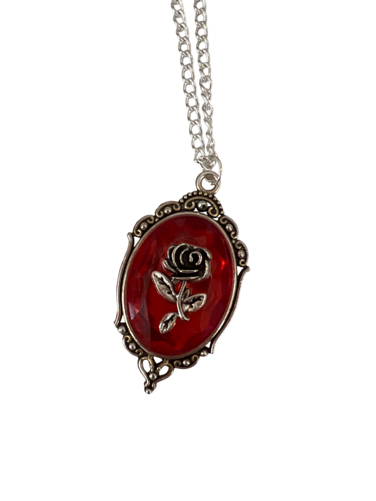 Corvus Luna Kette Rose rot