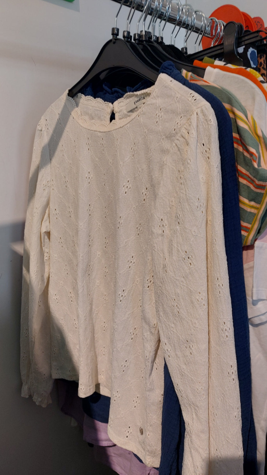 Garcia Bluse Weiß Gr.: L