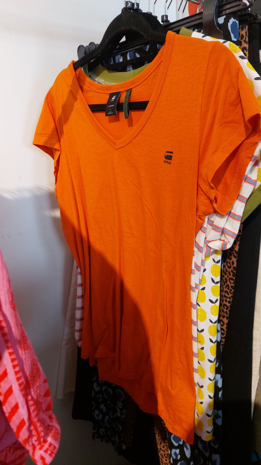 G-Star RAW T-Shirt Orange Gr.: L