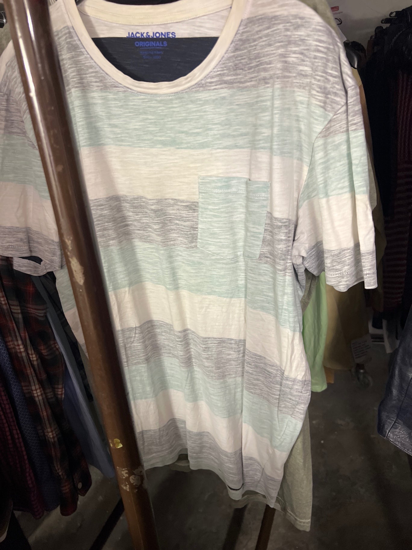 JACK & JONES T-Shirt Pastellfarben Gr.: XL