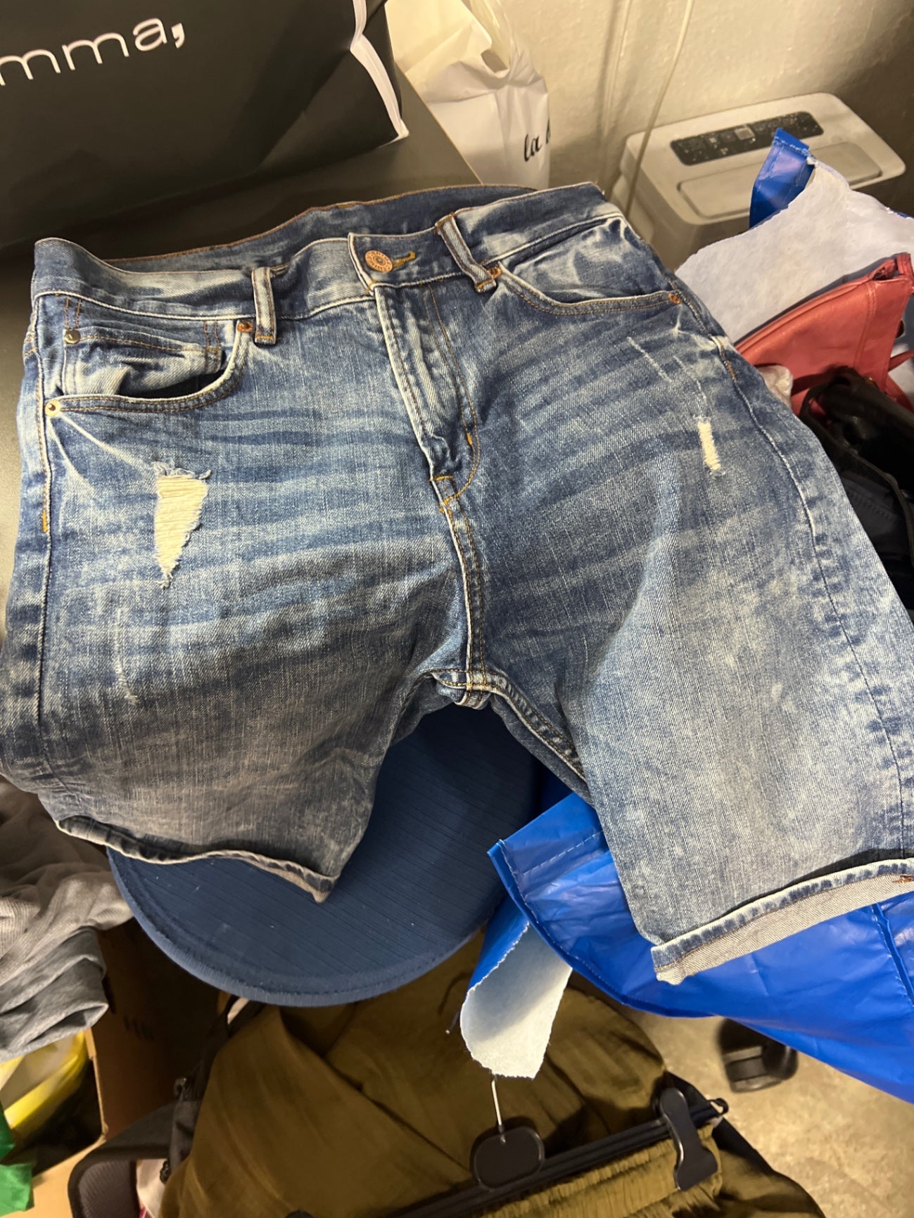 &Denim Jeansshorts Blau Gr.: 158
