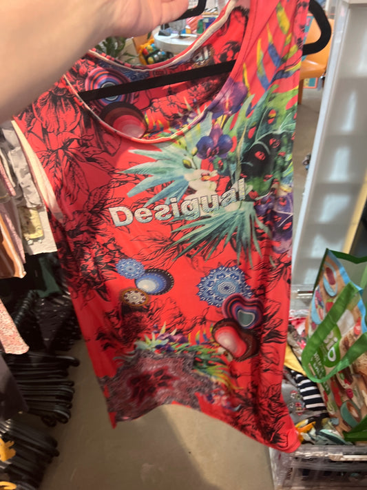 Desigual Kleid Rot Gr.: XL