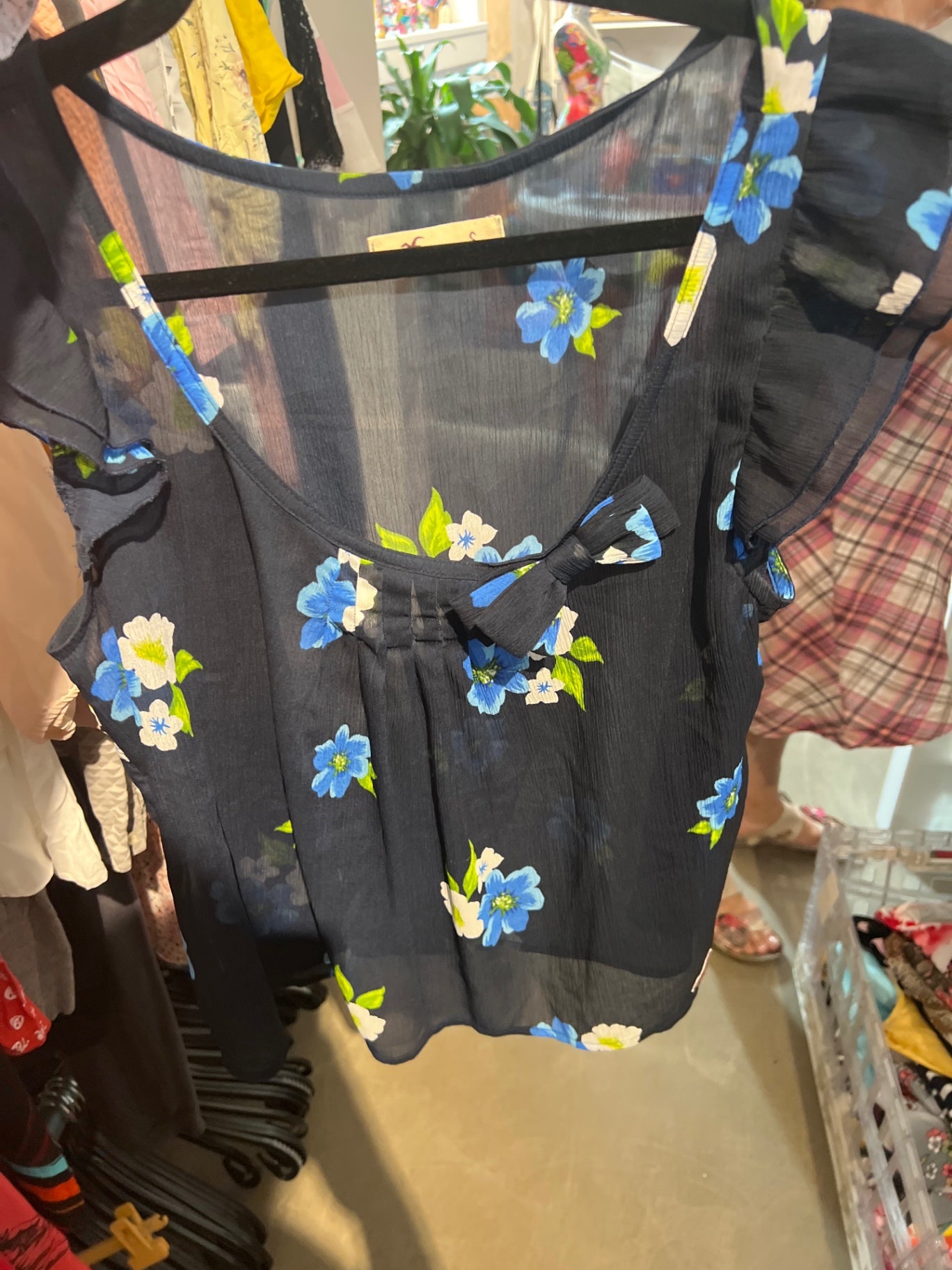 Hollister Bluse Blau Gr.: S