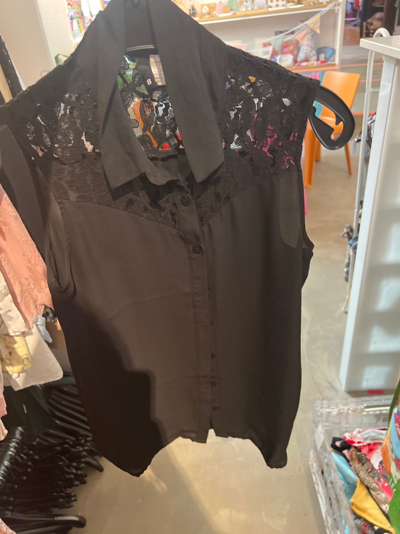 H&M Bluse Schwarz Gr.: XS