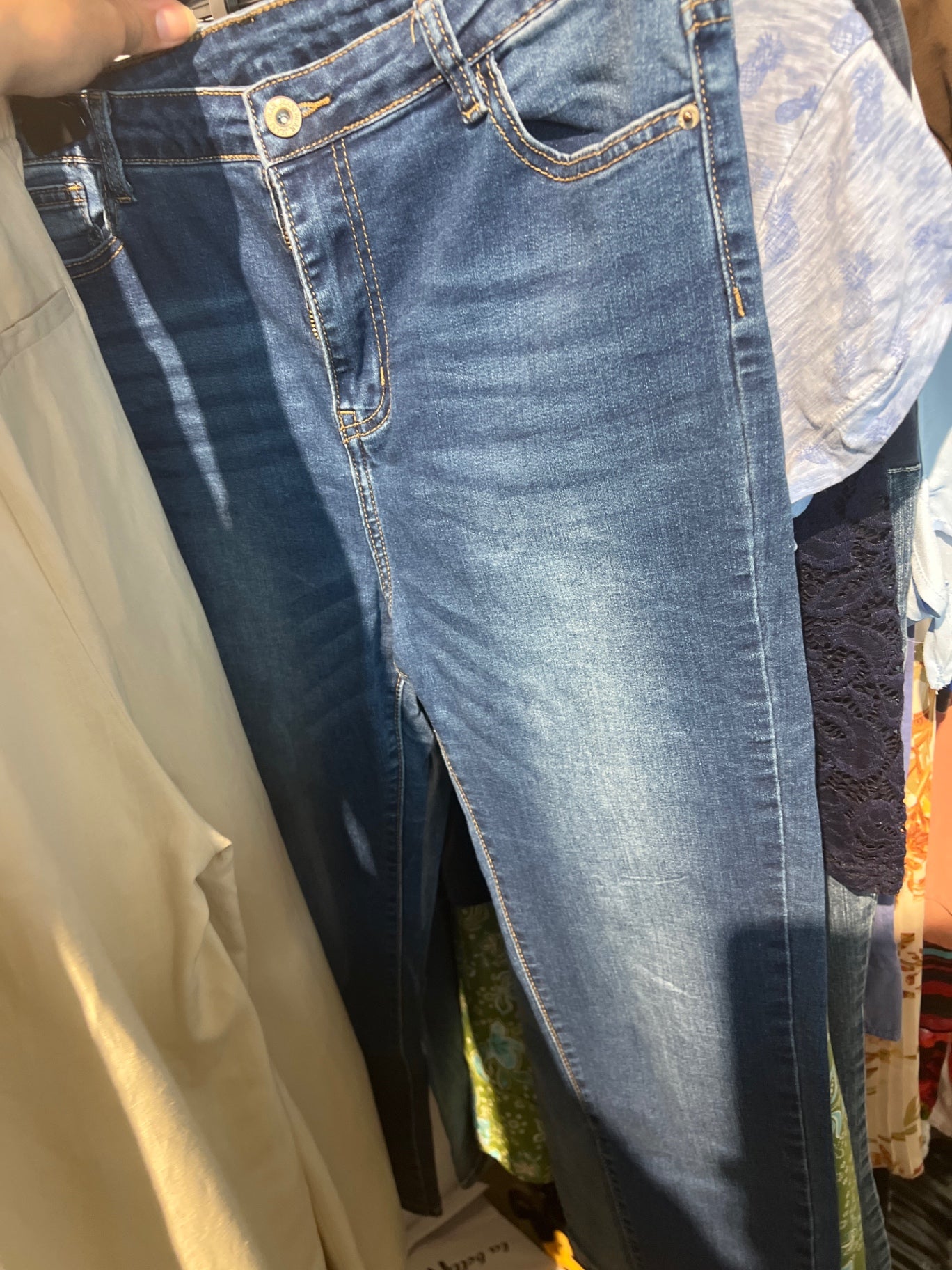 Jeans Blau Gr.: L