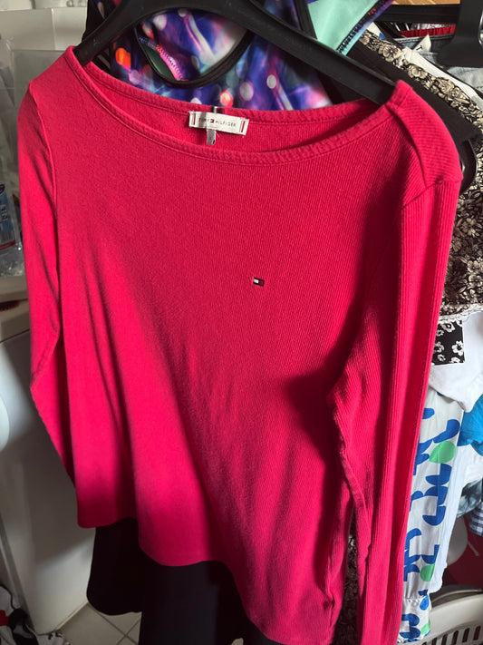 Tommy Hilfiger Langarmshirt Pink Gr.: L