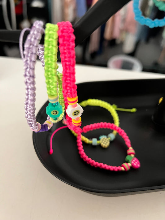 Armbänder NEON Blume/Obst