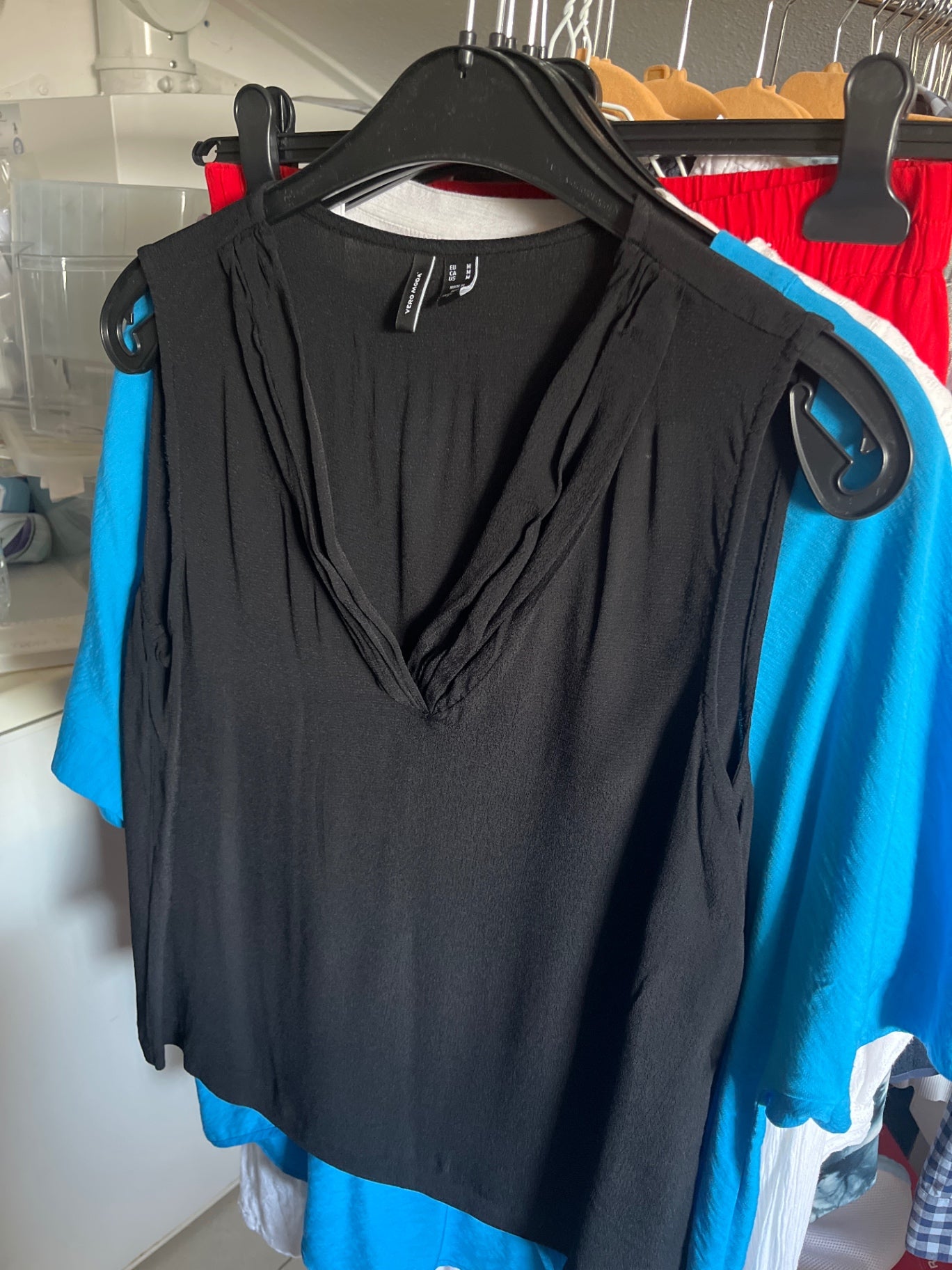 Vero Moda Top Schwarz Gr.: M