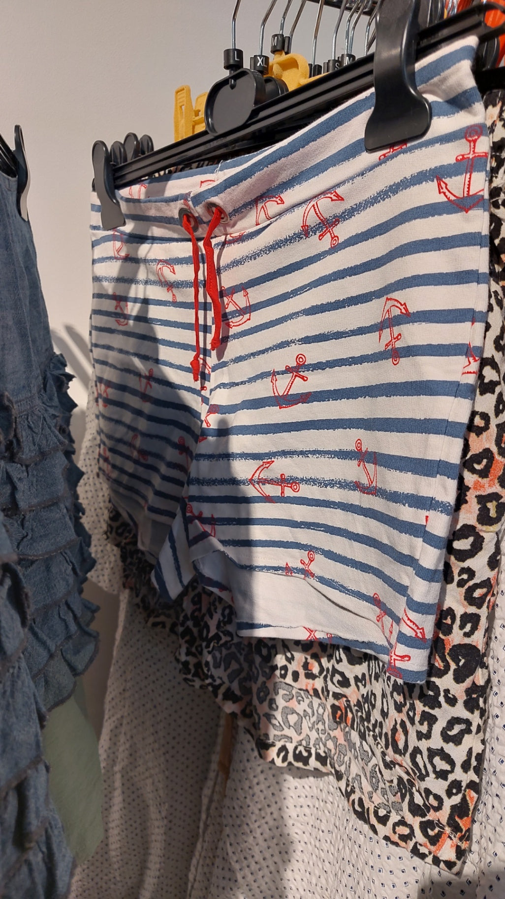 Shorts Blau, Weiß und Rot Gr.: L