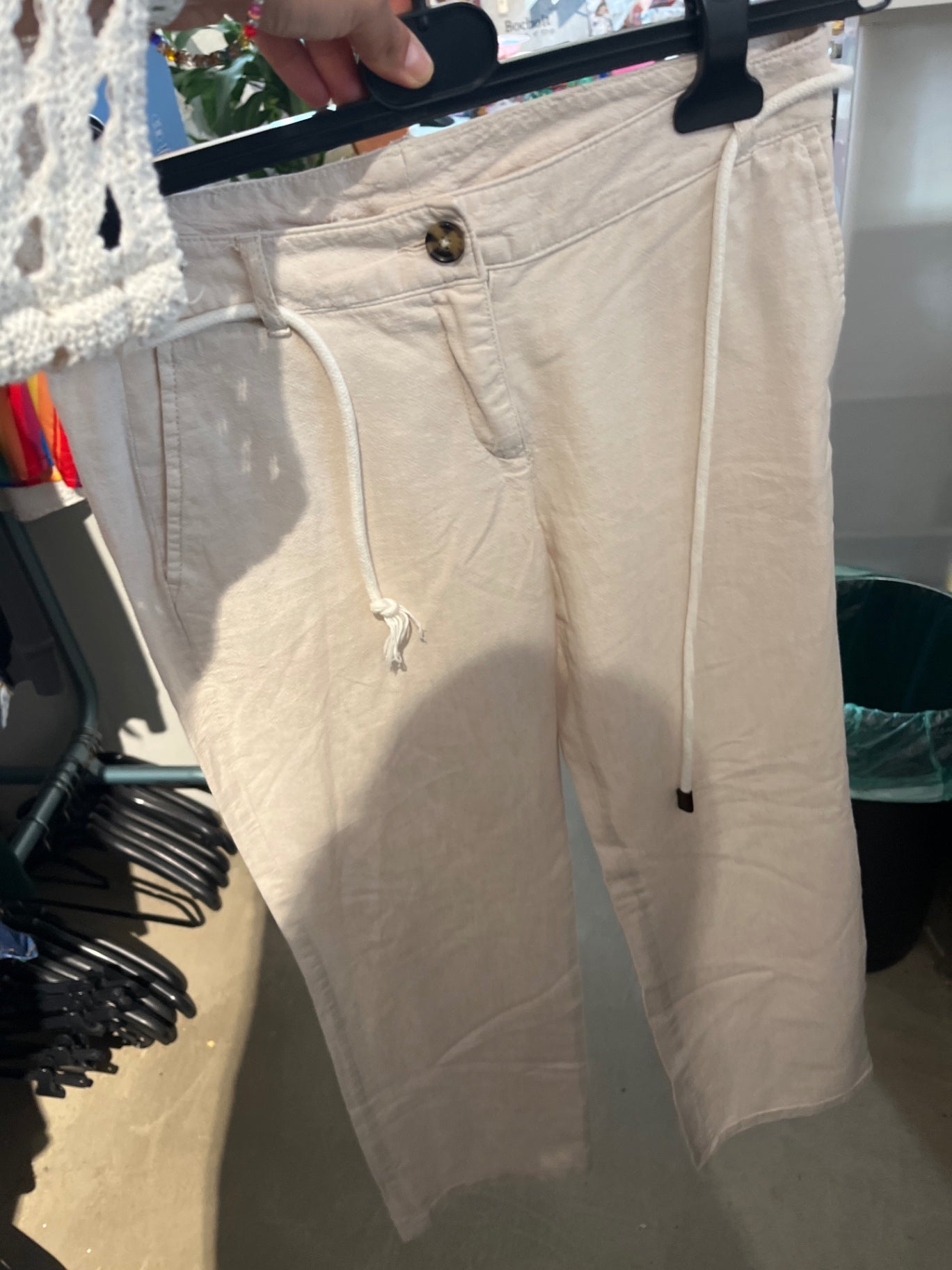 H&M Leinenhose Beige Gr.: XS
