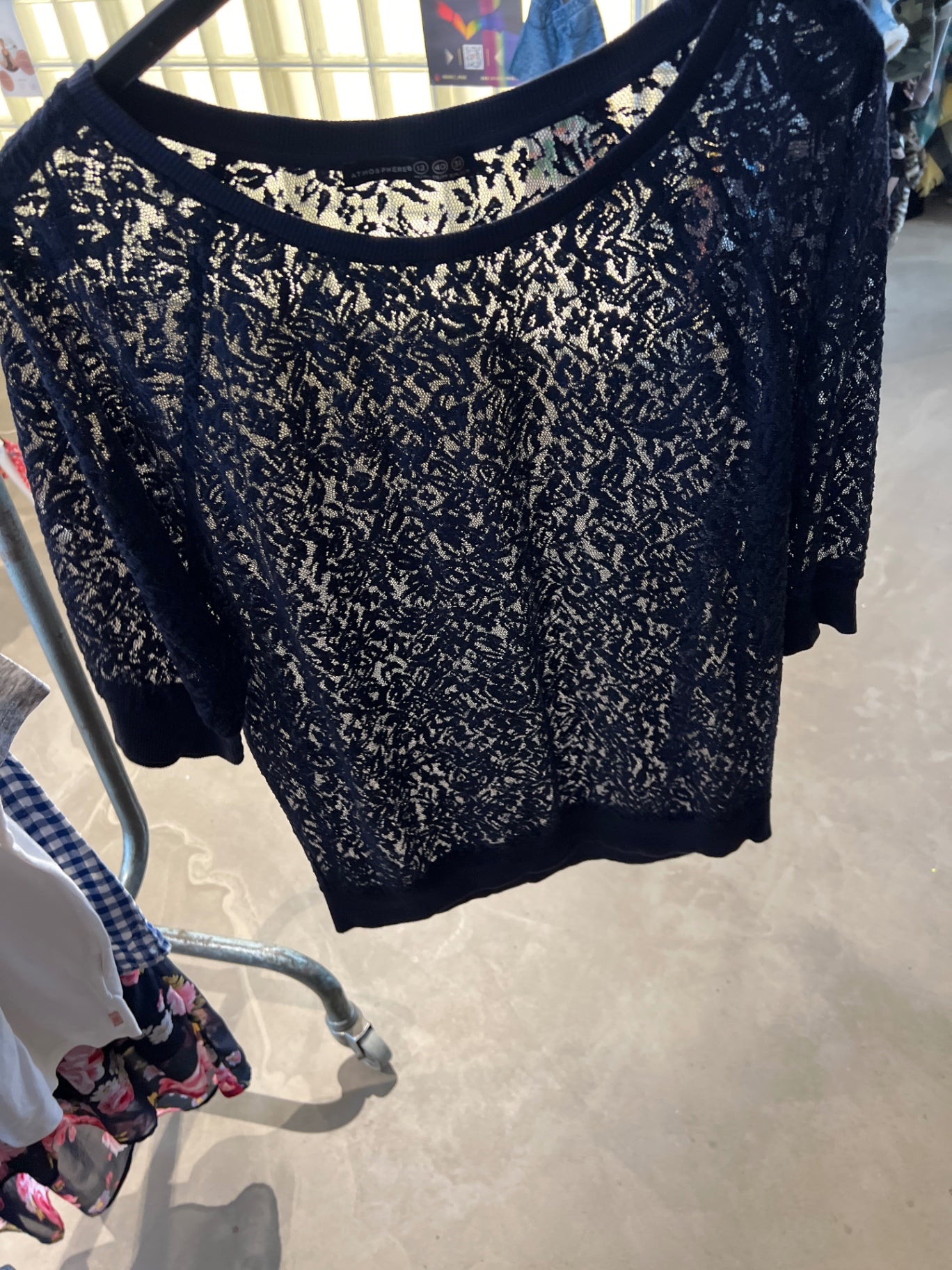 Atmosphere Shirt Marineblau Gr.: L