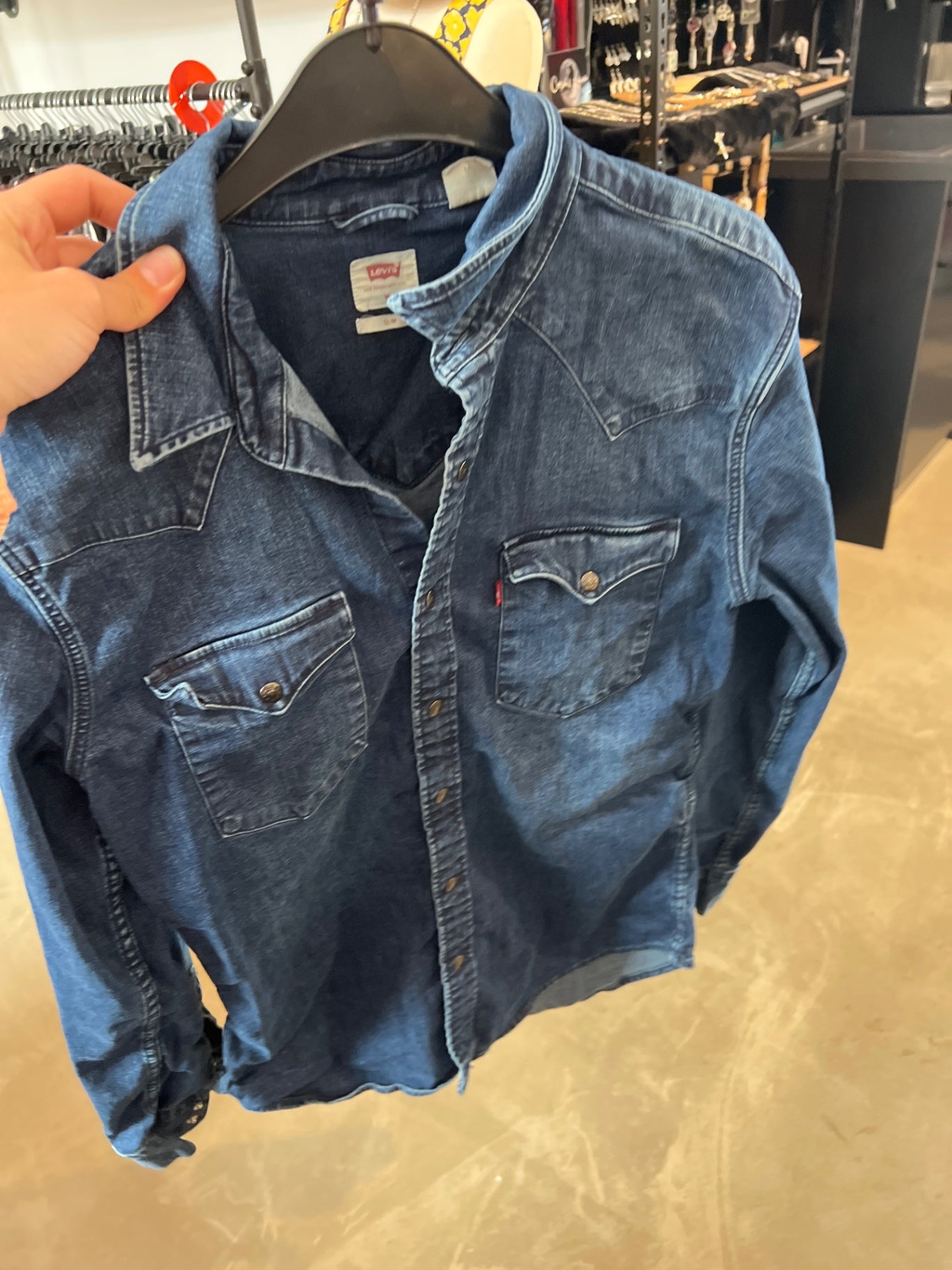 Levi's Jeanshemd Blau Gr.: M