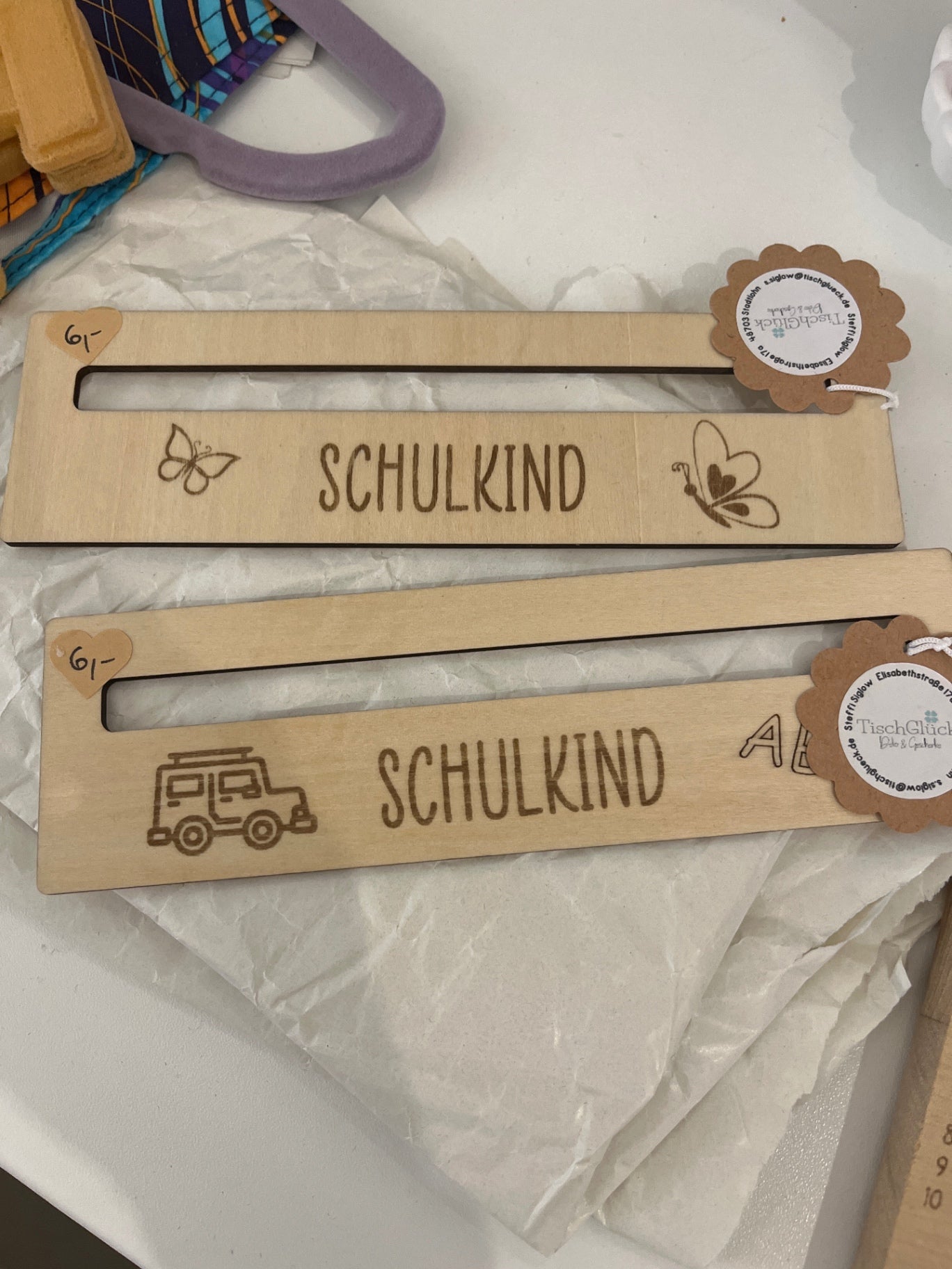 TischGlück Lesehilfe Schulkind Holz