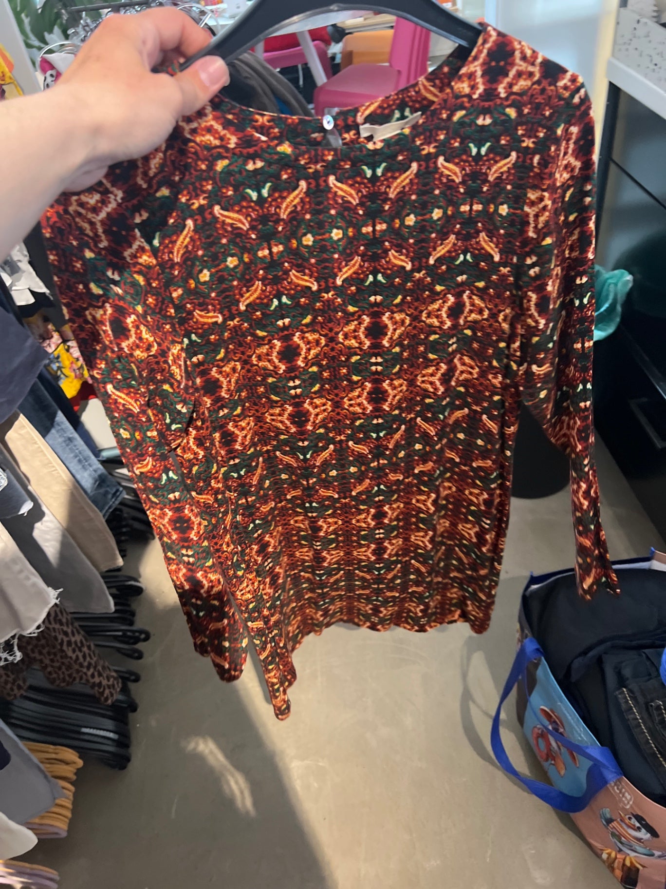 H&M Bluse Rot Gr.: XS