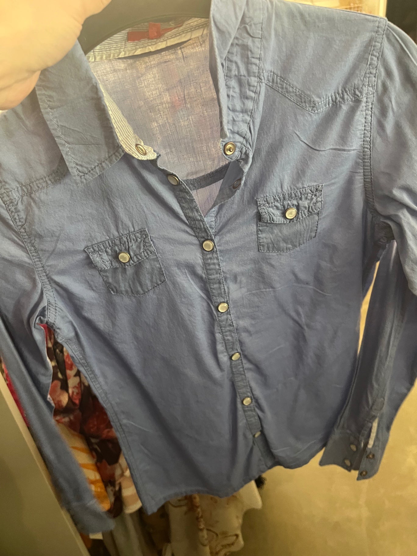 EDC Hemd Blau Gr.: 164