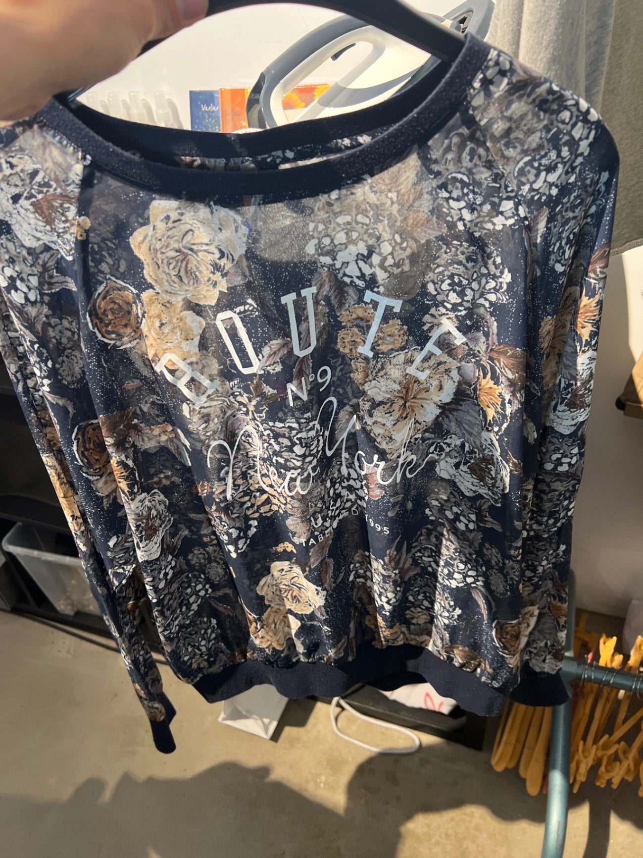 Only One Bluse Dunkelblau Gr.: M