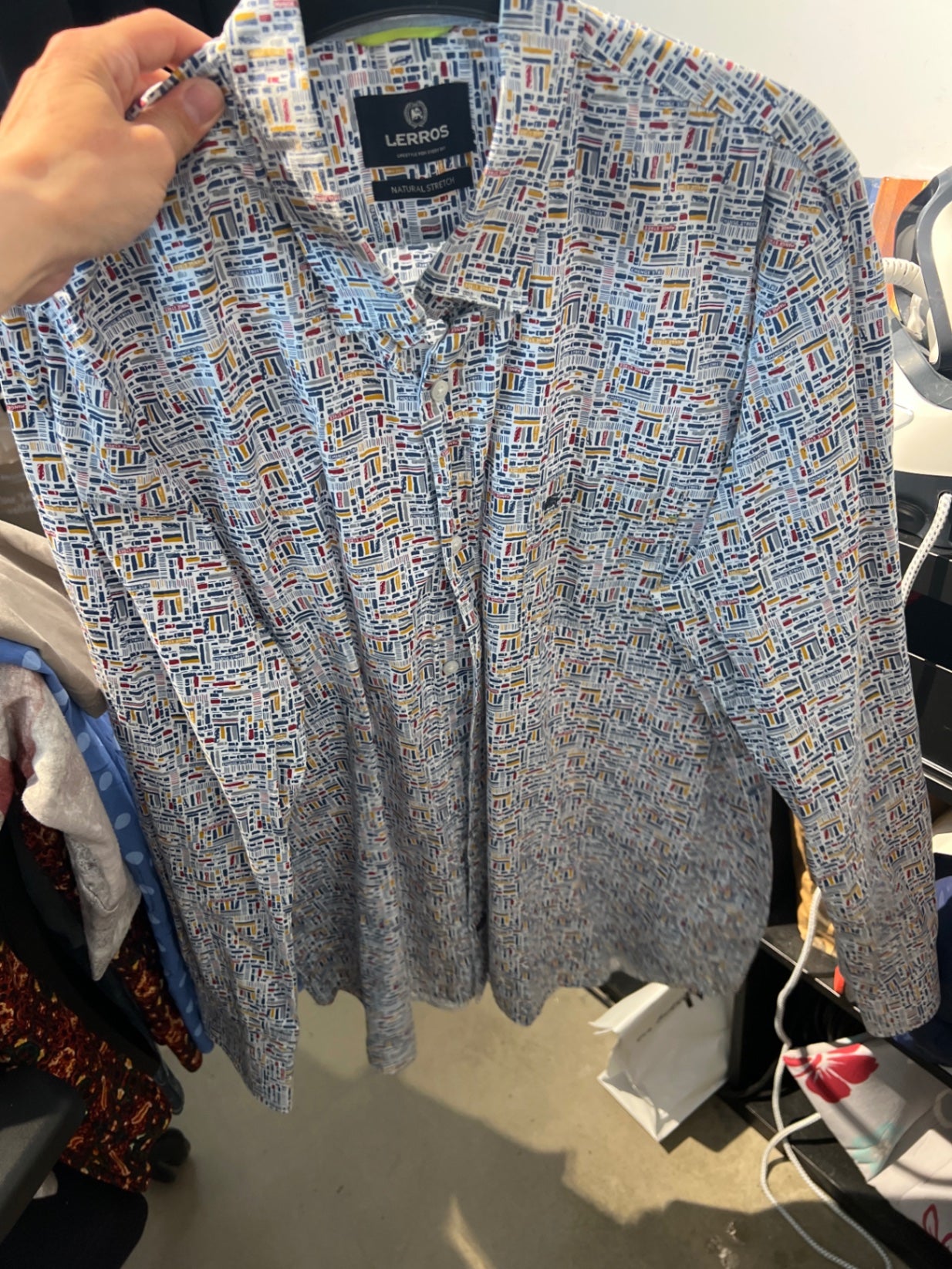 Lerros Hemd Bunt Gr.: XL