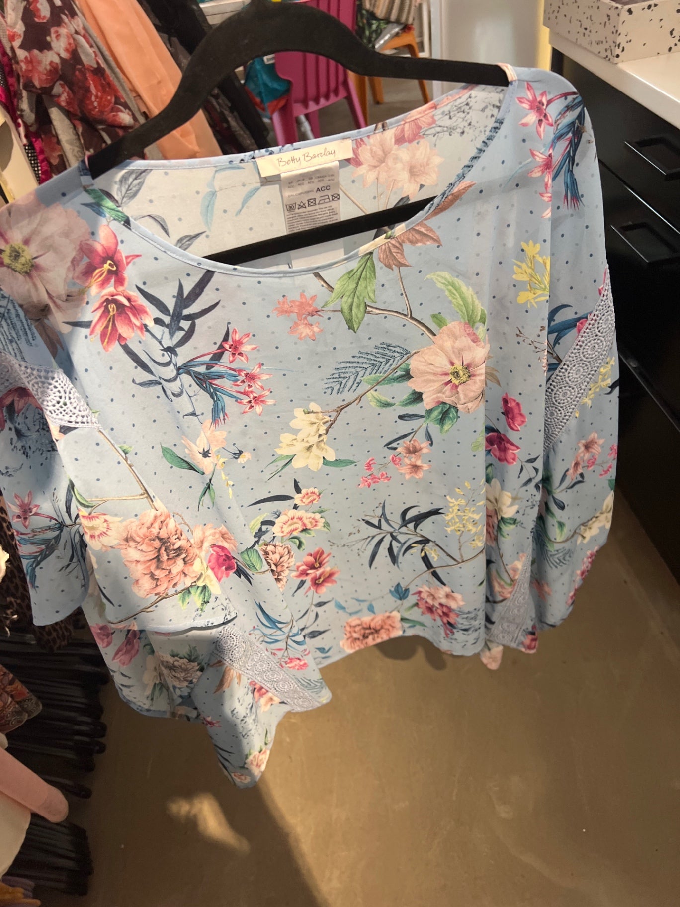 Betty Barclay Bluse Blau 