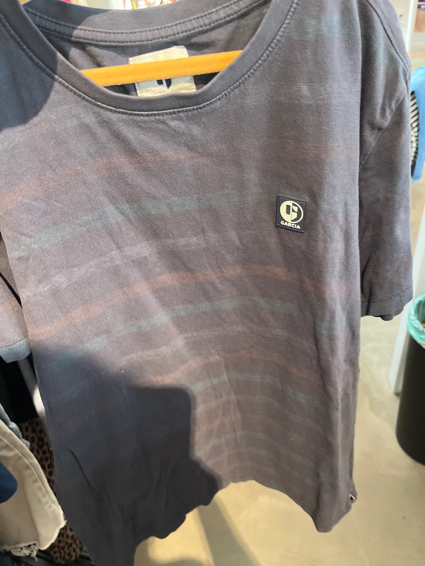 Garcia T-Shirt Grau Streifen Gr.: 164