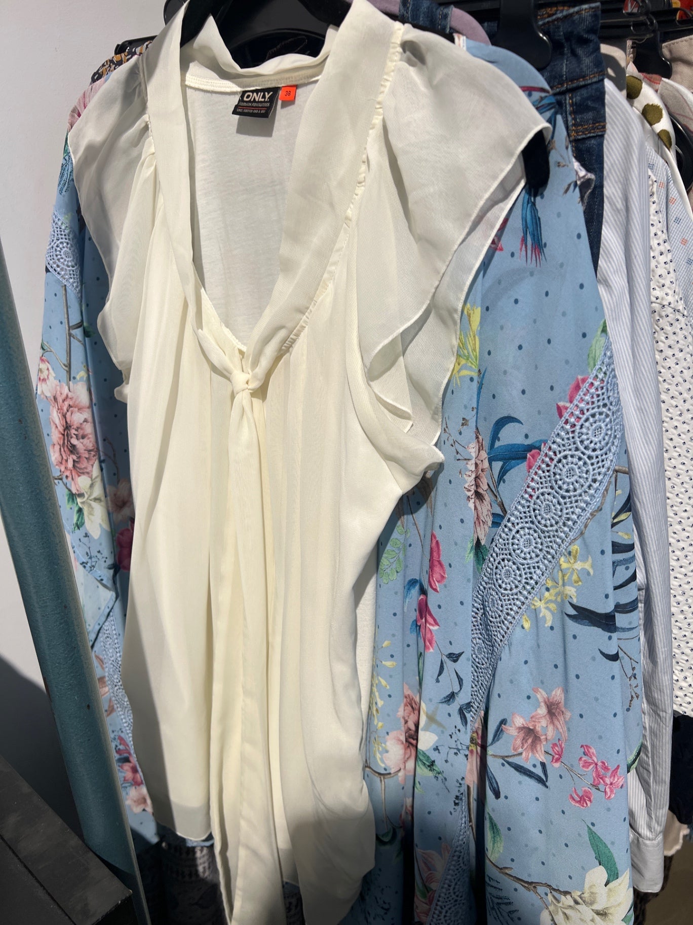 ONLY Bluse Elfenbein Gr.: M