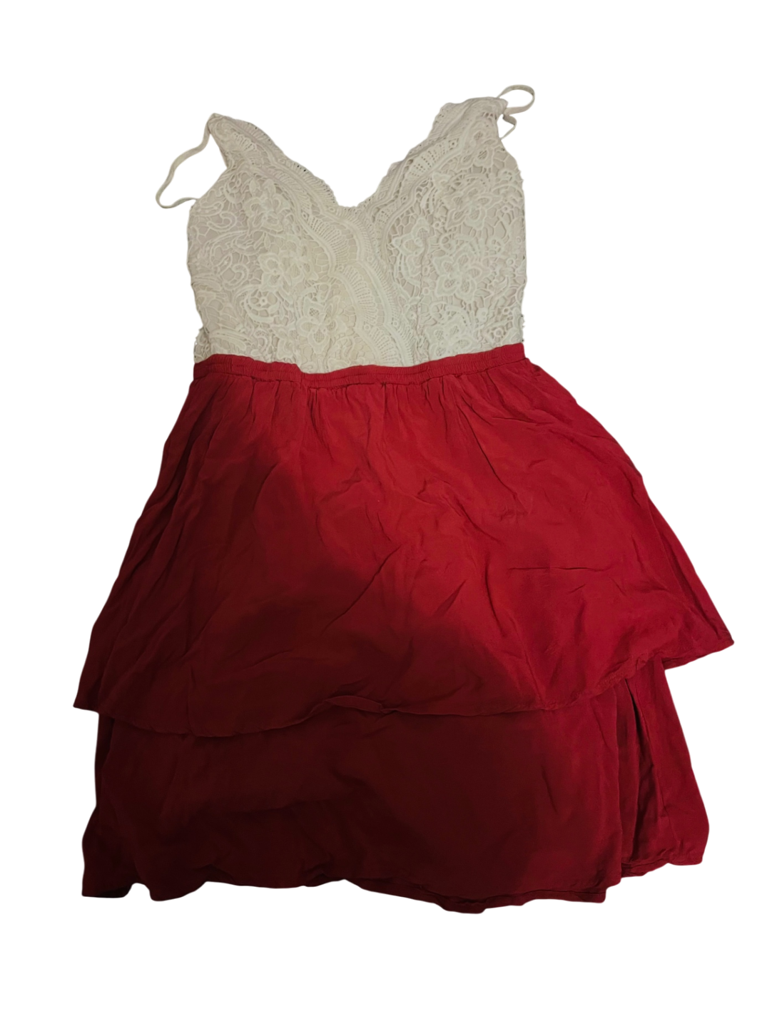 Review Kleid Rot Weiß Gr.: S
