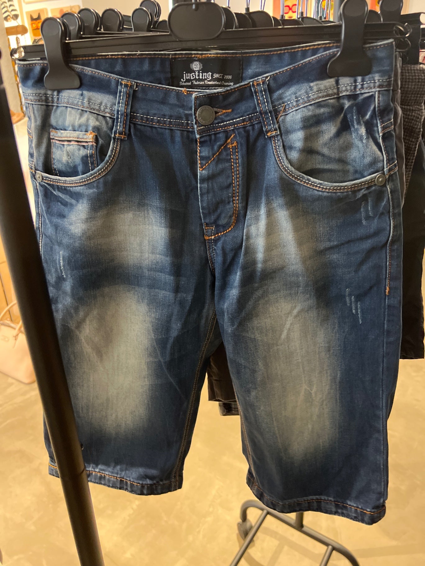 Justing Jeansshorts Blau Gr.: M