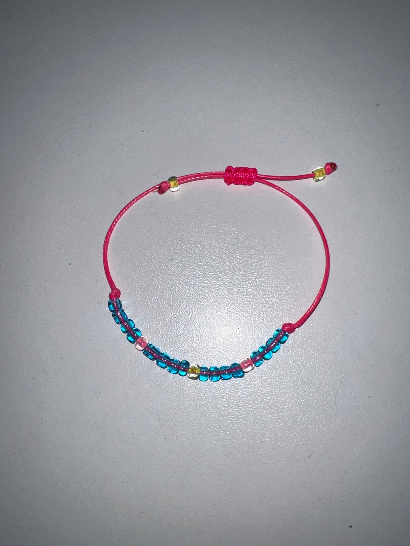 Armband Pink, Blau 