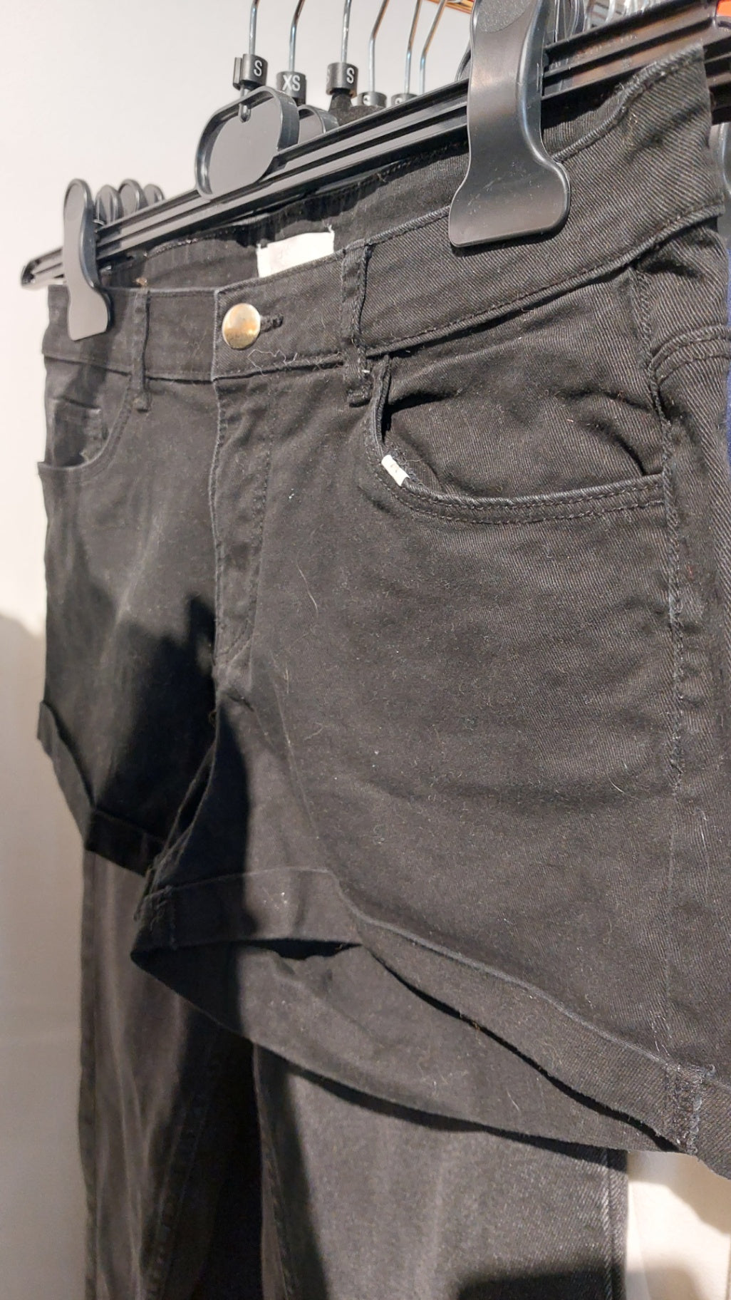 H&M Shorts Schwarz Gr.: S
