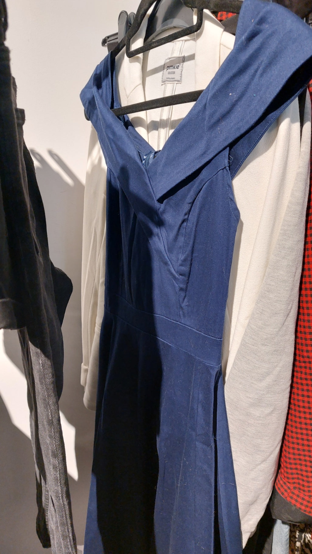 VINTAGE Kleid Blau Gr.: S