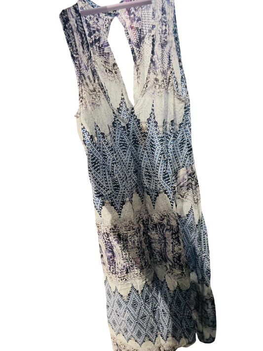 BIBA Kleid Blau, Weiß Gr.: S
