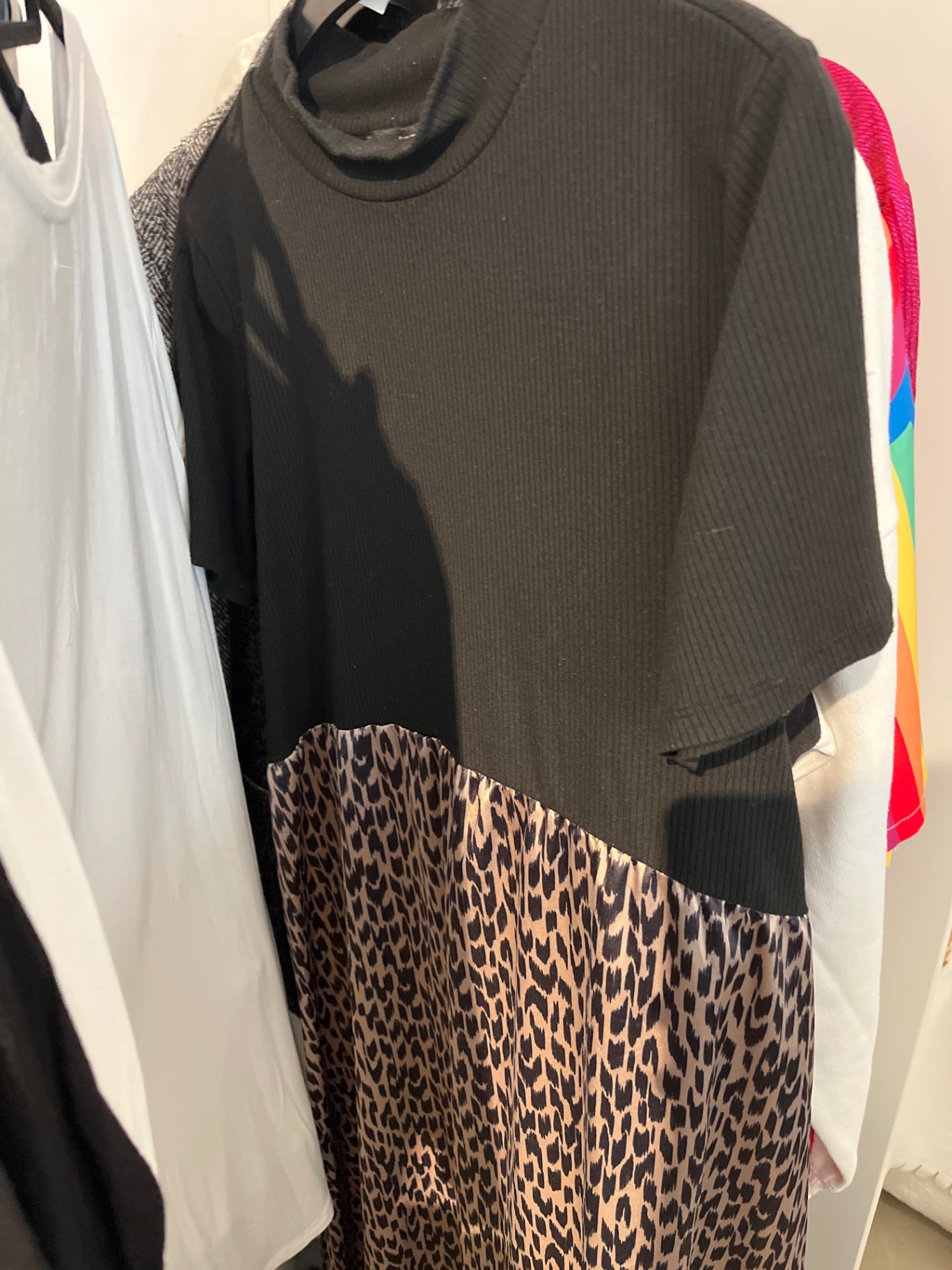Supermom Kleid Schwarz Leo 