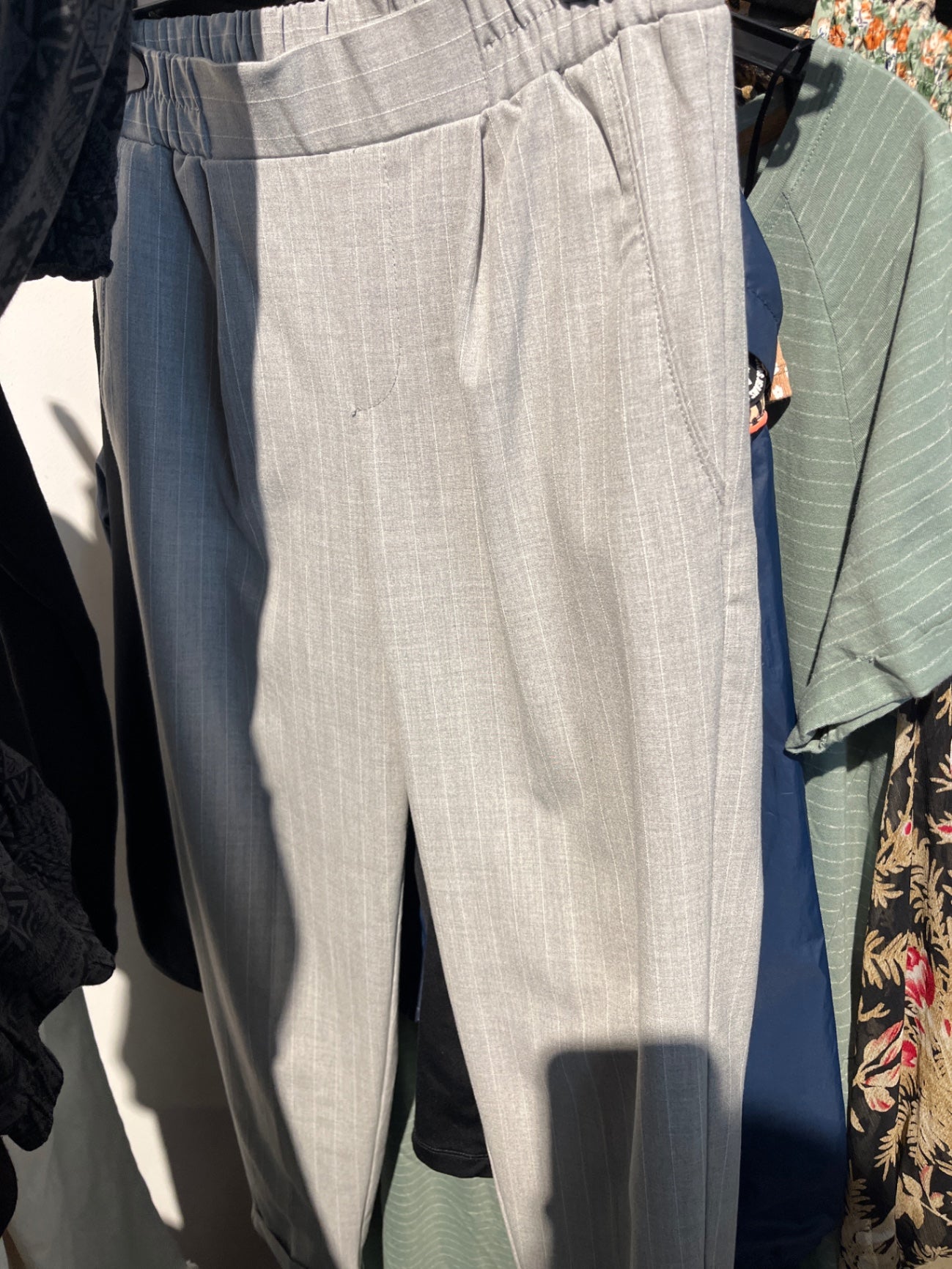 Bershka Hose Grau Gr.: XS