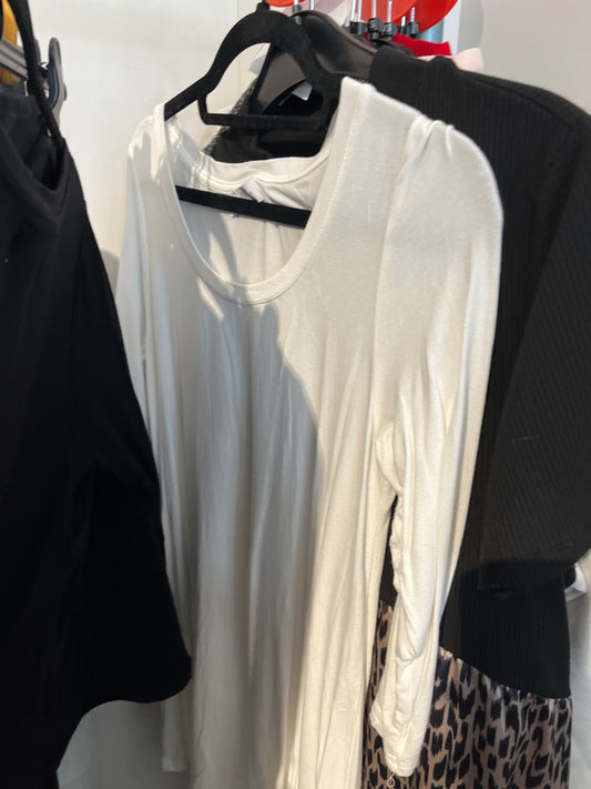 9 Monate Umstands Shirt Weiß Gr.: M