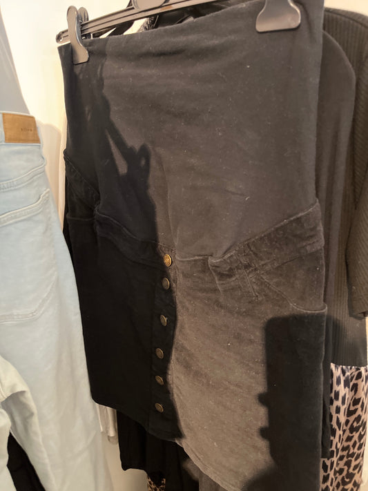 Umstands-Rock Schwarz Gr.: M