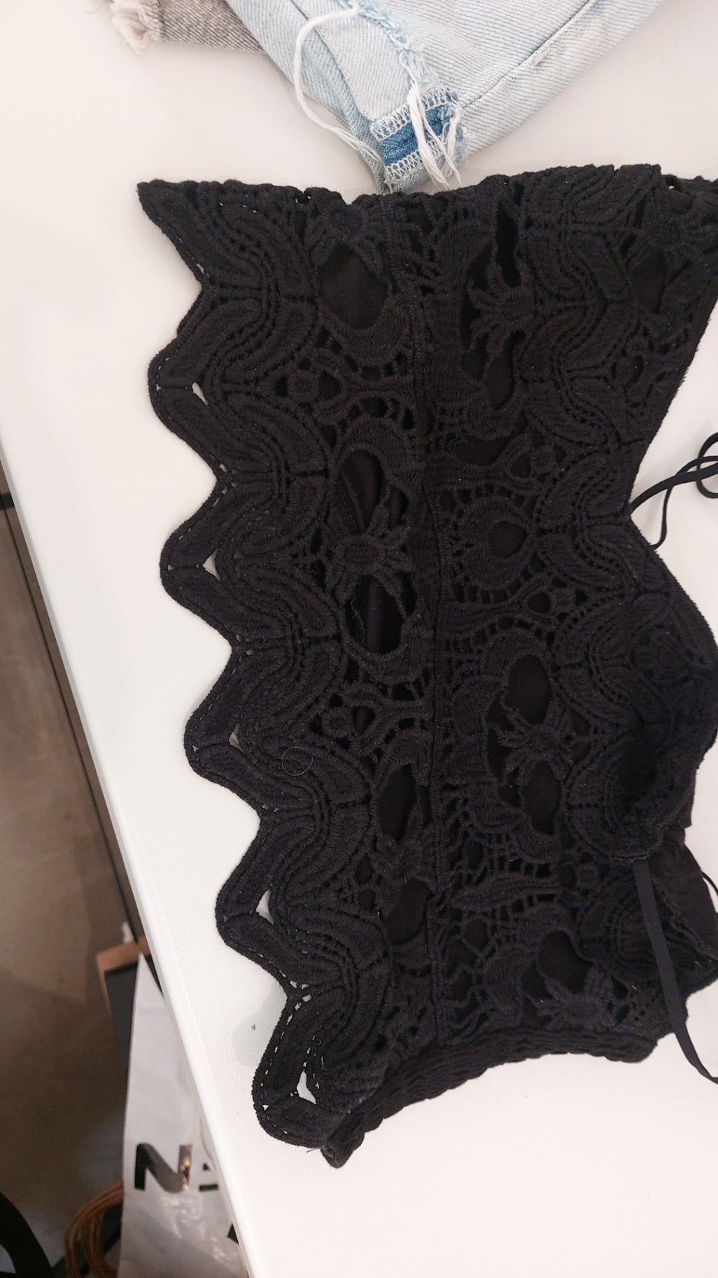 Stradivarius Top Schwarz Gr.: S