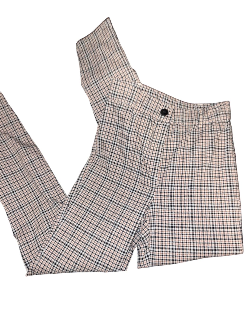 Hose Beige kariert Gr.: M